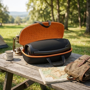 Estuche de Viaje Rígido de EVA Premium Compatible con <span class=keywords><strong>JBL</strong></span> <span class=keywords><strong>Boombox</strong></span> 3, Caja Protectora Impermeable y Resistente a Golpes para Altavoz - Product Image 1