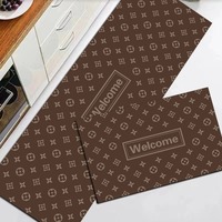 Tapis de sol en diatomite de cuisine Absorbant l'eau Absorbant l'huile Antidérapant Long Tapis de roulement Ménage Tapis en diatomite