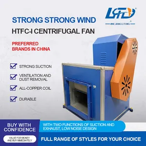 HTFC 175mm - 630mm उच्च दबाव 78w 700w उच्च Cfm पिछड़े घुमावदार ब्लोअर चुनाव आयोग डीसी कैबिनेट बॉक्स केन्द्रापसारक प्रशंसकों