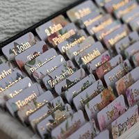 Onglets de Bible laminés avec lettrage gaufré à la feuille d'or pour femmes et hommes, autocollants repositionnables faciles à lire et à appliquer