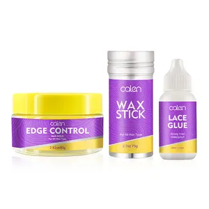 OEM Private Label Kit Edge Control Hair Wax Stick and Stong Lace Glue