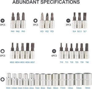 46PCS 1/4 Inch Metric <strong>Small</strong> Drive Socket Ratchet <strong>Wrench</strong> Screwdriver <strong>Set</strong> Compact Snap Ratchet <strong>Wrench</strong> Sockets Tool <strong>Set</strong> - Product Image 3