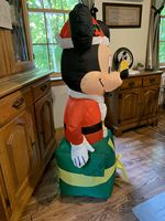 Waterhan FRM983P Ballon de Noël en forme de souris de dessin animé, 1,20 m de haut, multicolore, imperméable, imprimé UV/sérigraphié, collection 2026