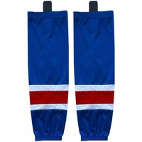 Chaussettes de hockey sur glace d'entraînement rayées de performance en gros pour jeunes et adultes, automne, 100% polyester