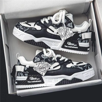 Chaussures respirantes de haute qualité, toutes occasions, baskets plateforme, chaussures décontractées pour hommes, chaussures de skate
