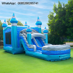 Castillo Inflable de PVC Comercial, Tobogán Acuático, Casa de Juegos Interior/Exterior, Casa de Brinco con Soplador, Modelo de Producto para Niños - Product Image 2