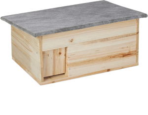 Masif köknar ahşap çevre dostu kirpi evi labirent giriş şık küçük hayvan ev ile her mevsim için hiçbir montaj gerekli - Product Image 1