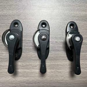 स्लाइडिंग विंडो और एल्यूमीनियम मिश्र धातु दरवाजा हुक के लिए स्क्रू स्थापना के साथ सार्वभौमिक आधुनिक टिकाऊ क्रीसेंट लॉक पैडलॉक - Product Image 1