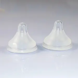 定制透明婴儿乳头的液体硅胶LSR模具