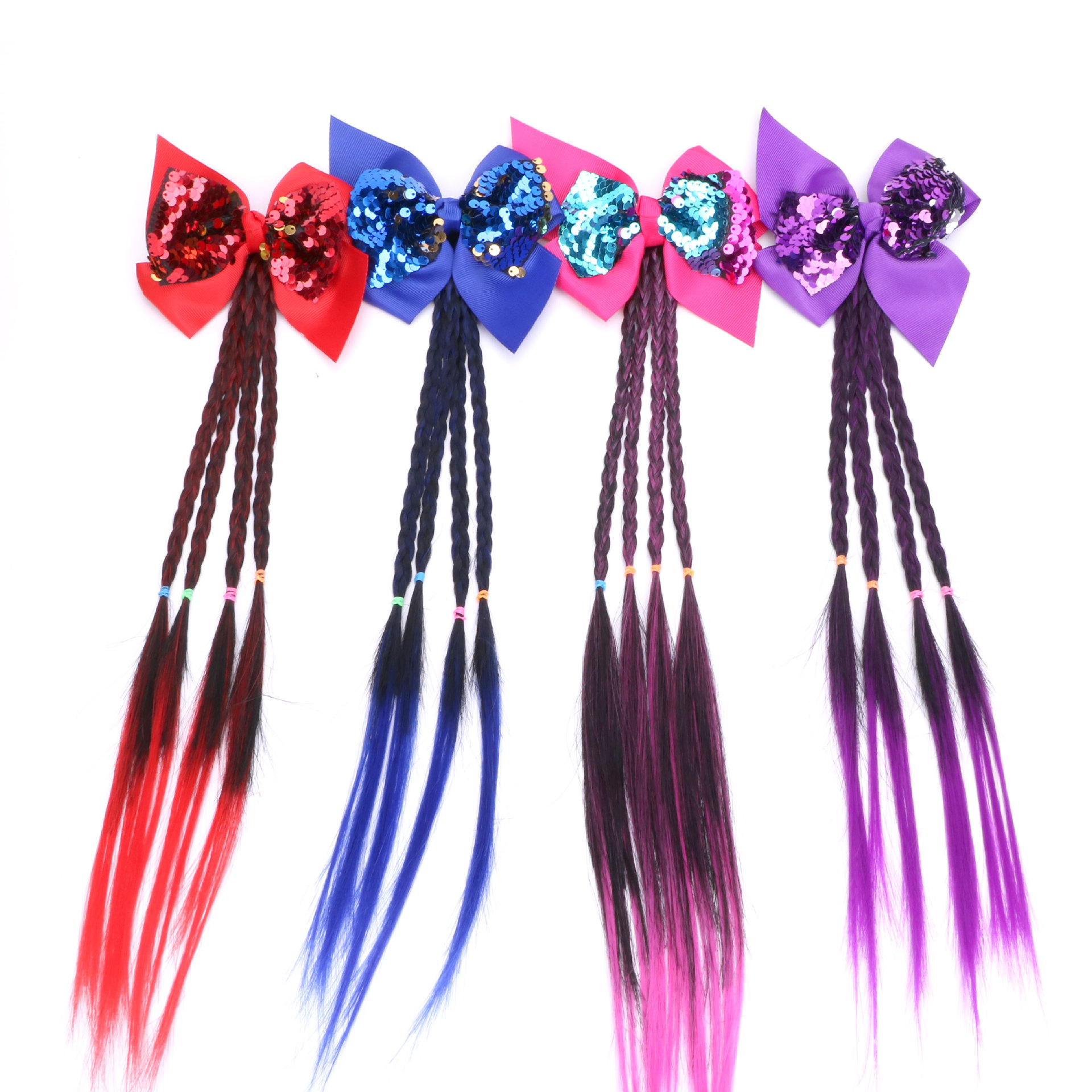 Лидер продаж, детские заколки для волос с градиентом для девочек