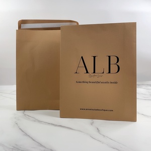 180g thân thiện với môi Kraft Giấy túi bưu phẩm với logo tùy chỉnh in cho quần áo & Lông bao bì cứng nhắc bưu phẩm phong bì - Product Image 2