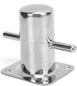 Bitta di <span class=keywords><strong>ormeggio</strong></span> singola <span class=keywords><strong>a</strong></span> croce in acciaio inossidabile 316 con piastra di base, accessorio per imbarcazioni e ponti marini - Product Image 1