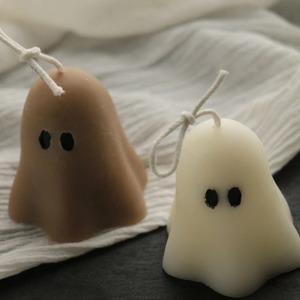 Factory Direct New <b>Small</b> Handmade Halloween Ghost Scented Beeswax <b>Candles</b> Holiday Easter Bedroom Decoration Wedding Valentine's - Product Image 1