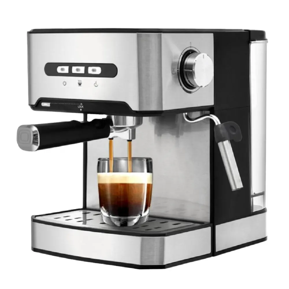 850 Wát 15/20 Bar Espresso Máy chiết xuất cà phê, 1.6L bể nước thép không gỉ Máy pha cà phê