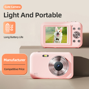 กล้องดิจิตอลขนาดพกพา 16X FHD 1080P 44MP พร้อมหน้าจอ 2.4 นิ้ว และไฟฉาย LED สำหรับเด็กชายและเด็กหญิง เซ็นเซอร์ CMOS FHD 1080P - Product Image 2