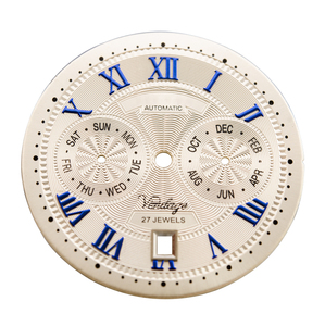 Vòng thủy lực xuyên tâm xem quay số 6h lịch cửa sổ Sicker cao cấp lên cổ tay xem Bộ Phận Cơ khí di chuyển quay số - Product Image 1