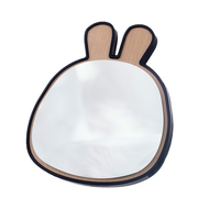 Miroir de maquillage, miroir de bureau pour étudiants, pliable et portable, pour la maison, la chambre à coucher, le bureau, facile à transporter