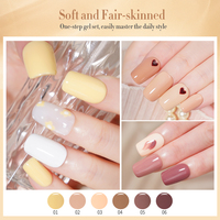 Kit de vernis à ongles en gel RS Nail Custom Bottle, 8 ml, longue tenue, sans HEMA, végan, gel en une étape, vernis à ongles en gel UV