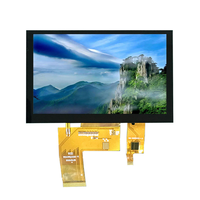 Écran d'affichage LCD TFT tactile IPS de 5 pouces résolution 800*480 ST7265 pilote IC Interface RVB pour le contrôle industriel