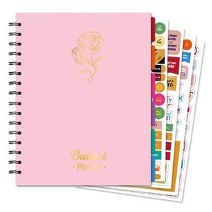 Organizador de Facturas Mensuales con Impresión Grande, Planificador con Cubierta de Papel Premium para Control de Presupuesto y Ahorros, con Pegatinas de Regalo - Product Image 4