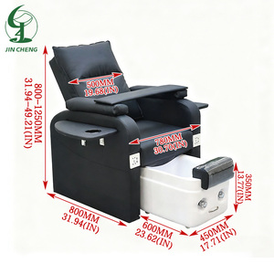Sillón de Pedicura de Lujo Jincheng al por Mayor para Masaje Corporal, <span class=keywords><strong>Spa</strong></span> y Salón de Uñas - Product Image 6
