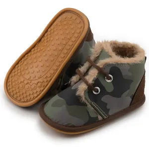 Stivali da bambino da vendita calda scarpe Casual inverno con suola in gomma morbida antiscivolo per bambini