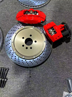 V6 Kit Rem Besar Baru Aluminium Grand Cherokee Wrangler untuk 3 Series G20/M340i Audi A4 B9/S4 Depan 6 Piston Belakang EPB