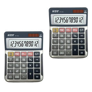 Высококачественный солнечный цифровой карманный калькулятор из резины для финансовых расчетов и офиса, хит продаж, инструмент для обучения счету для школы, для зарубежных рынков - Product Image 1