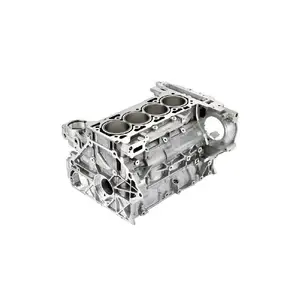 Pabrik OEM aluminium tekanan gravitasi Resin pengeras pasir Casting silinder kepala bagian untuk mesin mobil Cast bagian aluminium die casting layanan