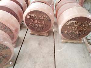 Nouvel an vente prix le plus bas 2022 nouveau Design décoration de la maison diffuseur d'arôme naturel rose sel de l'Himalaya lampe sel de l'Himalaya - Product Image 6