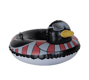 Waterhan FPF071 <span class=keywords><strong>Luge</strong></span> gonflable robuste pliable de 100 cm en cuir de canard noir, fabriquée au Guangdong pour adultes - Product Image 4