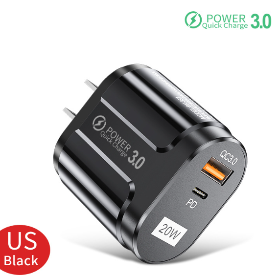 Chargeur rapide noir