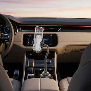Support de téléphone pour voiture ESEEKGO CH-15, support de téléphone pour voiture à ventouse ABS, base stable réglable extensible, rotation à 360° - Product Image 6