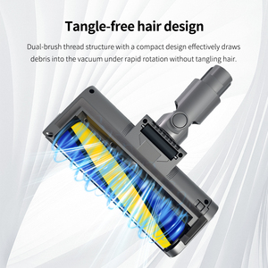 Brosse d'aspirateur avec lumière LED compatible avec les aspirateurs <span class=keywords><strong>Dyson</strong></span> V6 DC58, DC59, DC61, DC62, DC73, DC74, tête de brosse de remplacement - Product Image 5