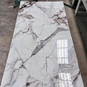 モダンスタイル<span class=keywords><strong>PVC</strong></span>大理石シートUVボード工場直接防水と耐火性ホテルアプリケーション用 - Product Image 1