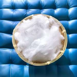 כותנה עבור כריות חוט נמס חם כרית מילוי פוליאסטר סיבי כדור מפוליף מילוי המדון צבע שחור צבוע - Product Image 1