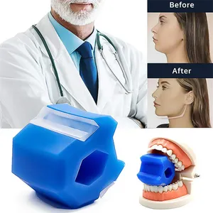 CHENGMO กีฬาซิลิโคน Jawline เครื่องออกกําลังกายเม็ดที่มีประสิทธิภาพ Jaw Exerciser เคี้ยวบอลสําหรับผู้เริ่มต้น, กลาง & ขั้นสูง Us - Product Image 3