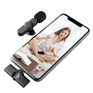 ไมโครโฟนไร้สายแบบพกพาพร้อมไฟ LED ตัดเสียงรบกวนรอบทิศทาง สำหรับการสัมภาษณ์สดและการใช้งานกลางแจ้ง - Product Image 3