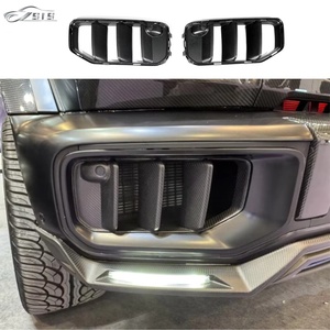 W465 G63 Air Vents Dry Carbon Bodykit Parts Reemplace central el parachoques delantero para <span class=keywords><strong>Gwagon</strong></span> G Class W465 G63 2024 + - Product Image 1