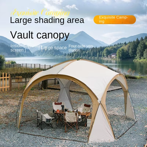 Camping Tente Auvent Étanche Abri Soleil Écran Résistant UV Maison Gazebos Grandes Tentes pour la Randonnée Familiale en Plein Air - Product Image 2