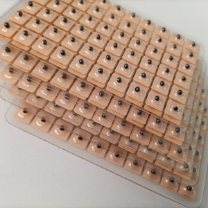 Kit <span class=keywords><strong>de</strong></span> acupuntura <span class=keywords><strong>de</strong></span> hierbas chinas, semillas <span class=keywords><strong>de</strong></span> bipiedra para el oído, <span class=keywords><strong>auriculoterapia</strong></span>, masaje <span class=keywords><strong>de</strong></span> orejas <span class=keywords><strong>de</strong></span> silicona, modelo - Product Image 4