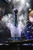 Chicha Pana Da Shisha de style allemand, design de Noël 2026, aspect élégant, unique, or et argent