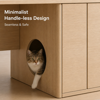 Abri moderne et écologique en métal pour petits animaux de compagnie (hamster) pour salon