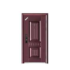 La India de seguridad de la puerta principal Popular diseñado de aleación de aluminio de la puerta de acero inoxidable