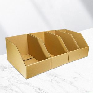 Tùy chỉnh mở Top bảng sóng lưu trữ bin hộp carton cứng nhắc với Glossy Matt Cán dập cho kệ tổ chức - Product Image 3