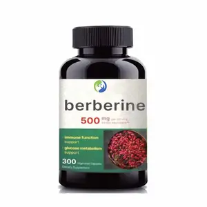 Herbal extract Supplements Berberine Hydrochloride HCL 400mg 500 mg berberine capsules