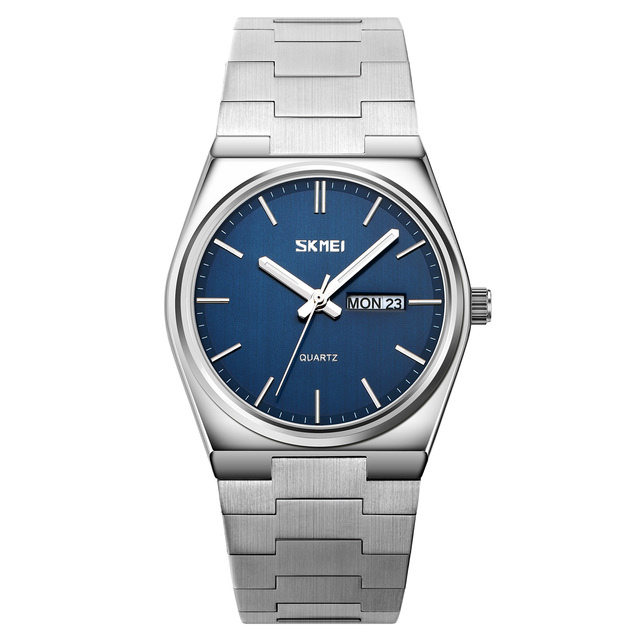 SKMEI luxury classic design 9288 stainless steel waterproof quartz wrist watch for custom brand