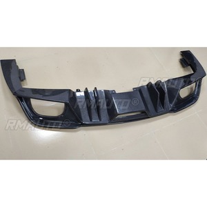 Real Carbon Fiber Look Car Rear Bumper Lip Rear Bumper <b>Splitter</b> For Ford Mustang AC 2018-2022 Body Kit Car Accessories - Product Image 5