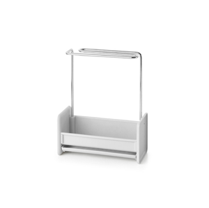 Portaoggetti per Lavello da <span class=keywords><strong>Cucina</strong></span> Ventilato in Acciaio Inox, <span class=keywords><strong>Porta</strong></span> Strofinacci - Product Image 6