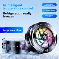 Ventilateur de refroidissement pour téléphone 15W, Radiateur magnétique pour téléphone portable, Refroidisseur de jeu pour téléphone, Ventilateur portable, Refroidisseur de téléphone, Mini-réfrigérateur pour téléphone